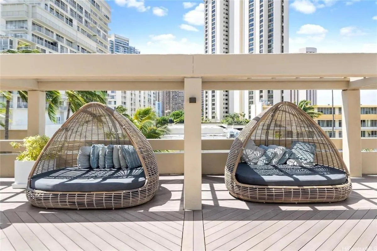 Villa New Ala Moana Ocean View à Honolulu Hébergement de vacances